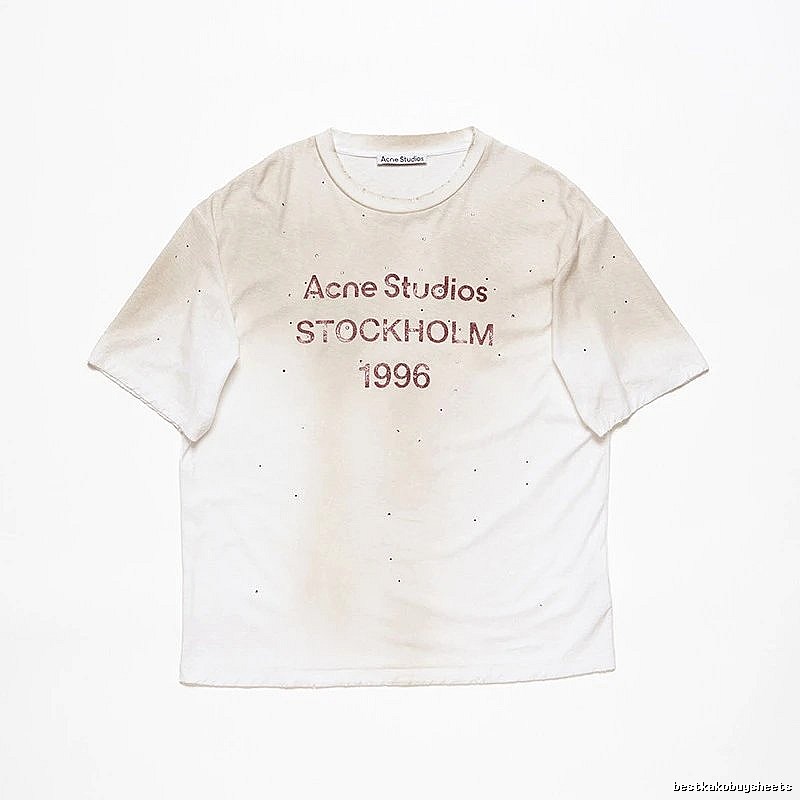 Acne Studios 2090-80 White Style Ac908056 Stockholm Logo T-Shirt Layered Outfit