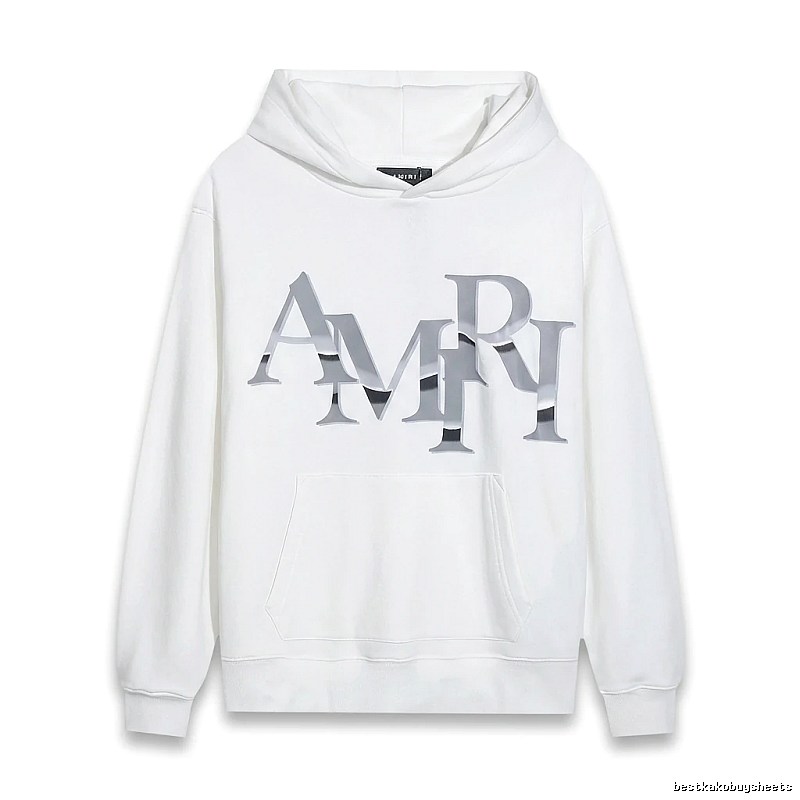 AMIRI Letter Style White Sweatshirt