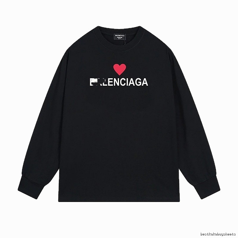 Balenciaga Love Simple Black T-shirt