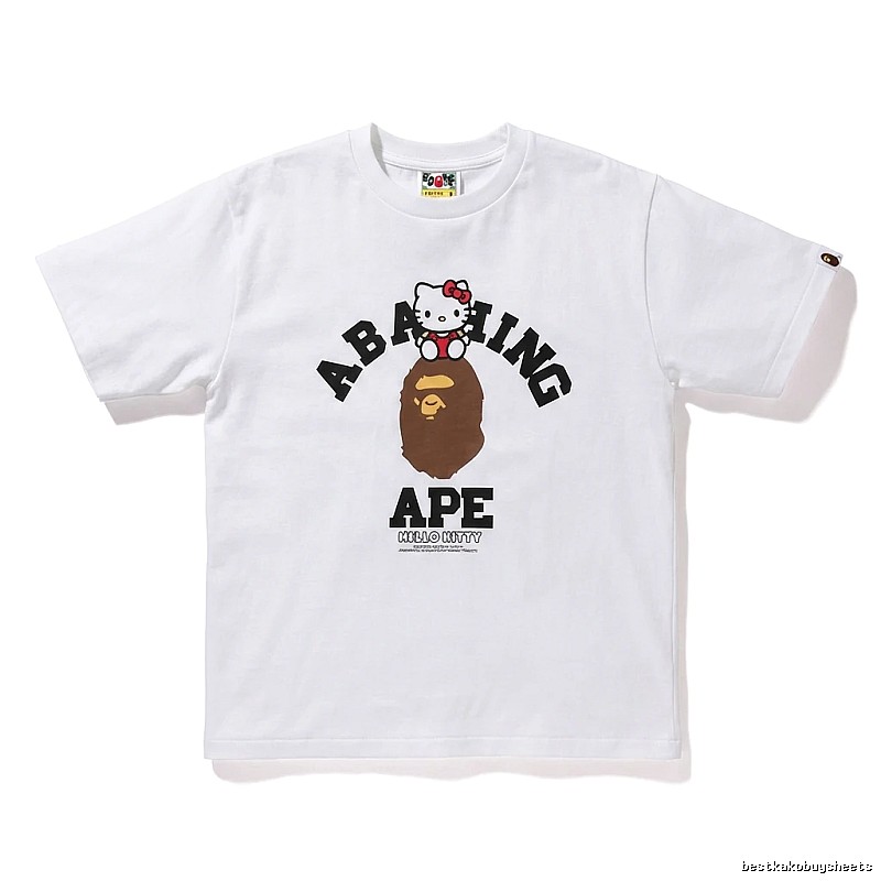 Bape Co-branded Cartoon White T-shirt
