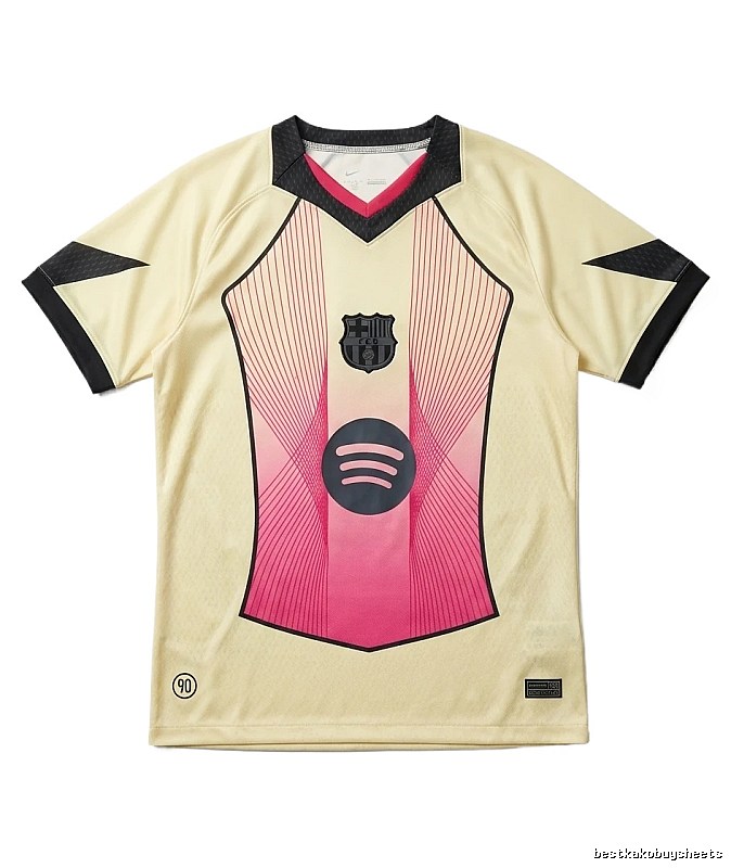 Barcelona Tokyo Ghoul trendy brand yellow-pink jersey