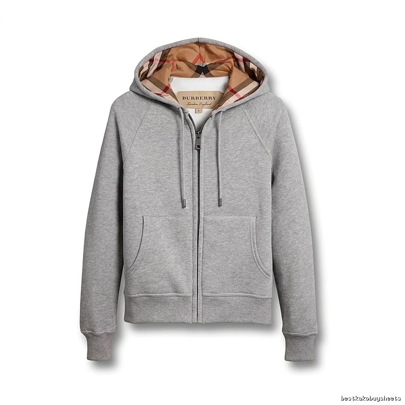 Burberry checkered retro grey sweatshirt