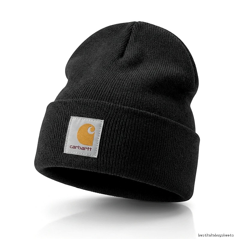 Carhartt classic black beanie