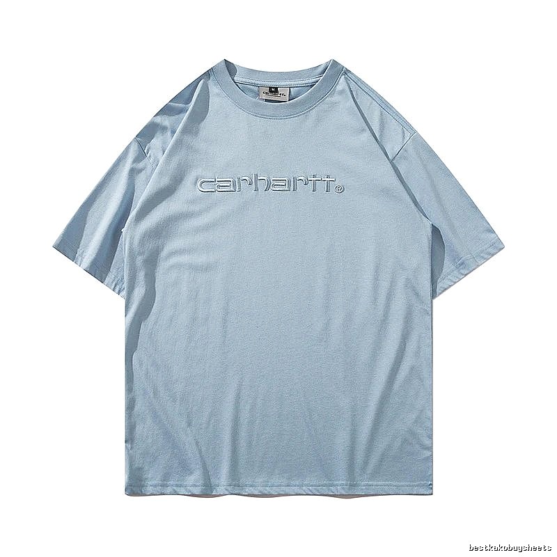 Carhartt Classic Logo T-shirt Light Blue Subtle for Daily Styling