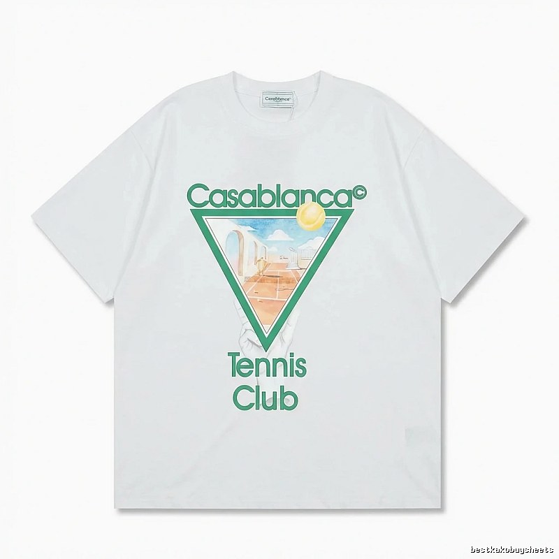 Casablanca Tennis Style White T-shirt