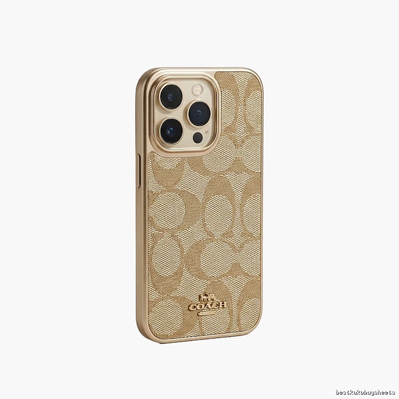 Coach monogram style iPhone case