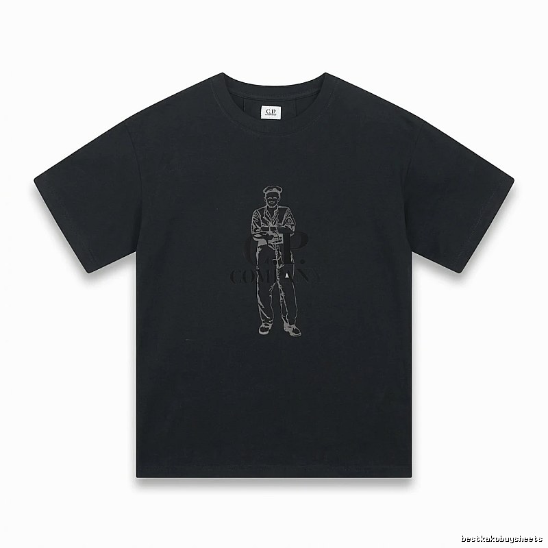 C.P. retro style black T-shirt