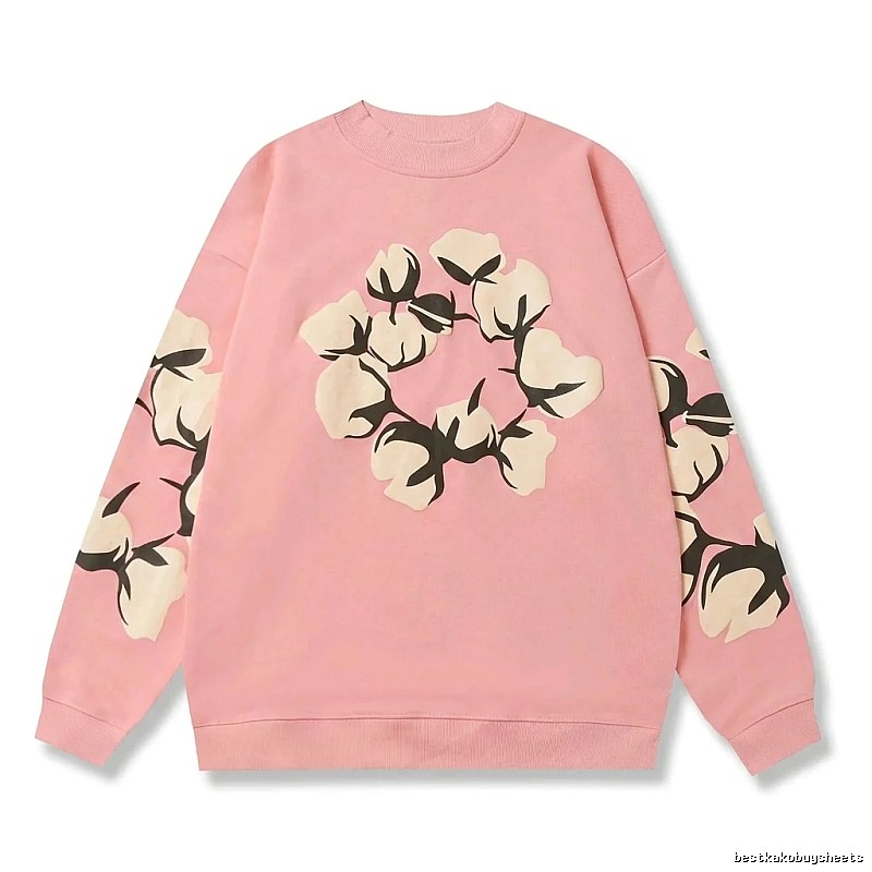 DENIM TEARS Pink Floral Sweatshirt