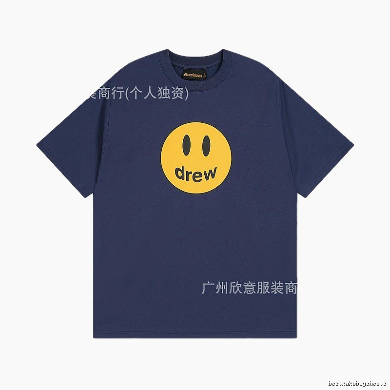 DREWHOUSE Smiley Street Style Navy Blue T-shirt