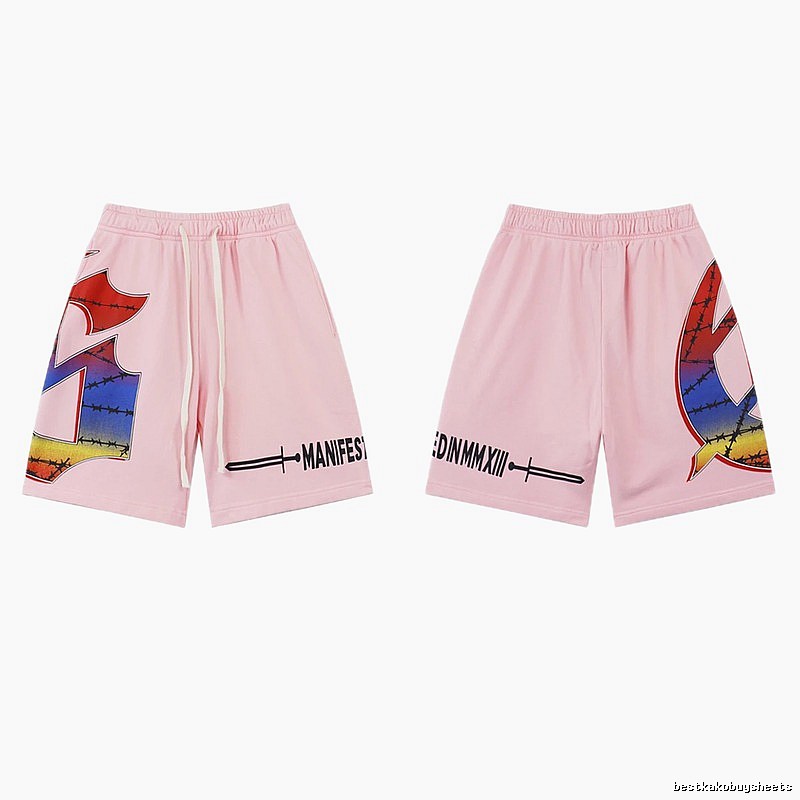Godspeed Gradient Print Street Style Pink Shorts