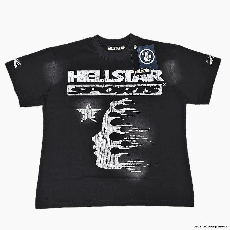Hellstar Sports Street Style Black Short-sleeve T-shirt