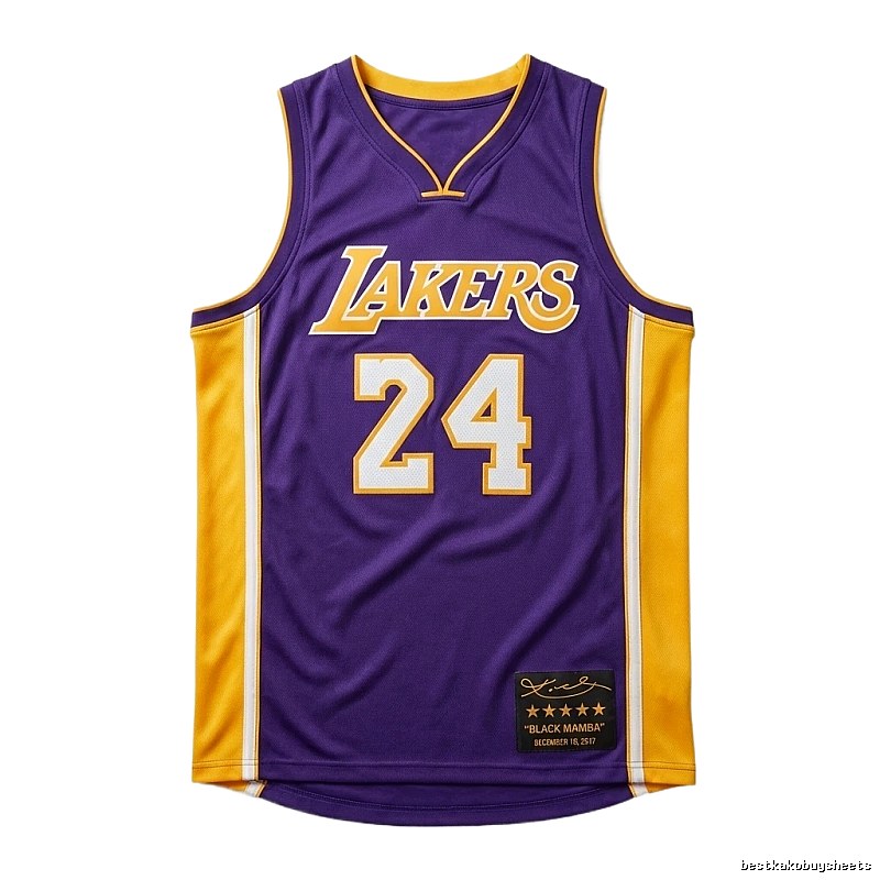 Kobe Lakers No. 24 basketball jersey