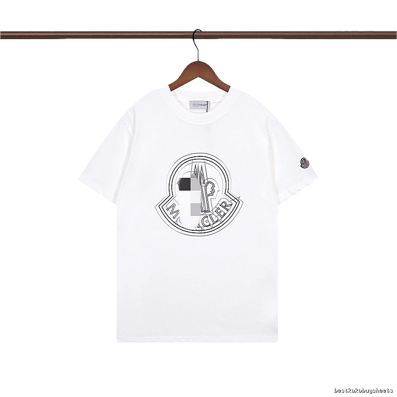 Moncler Logo Collection Trendy Style White T-Shirt
