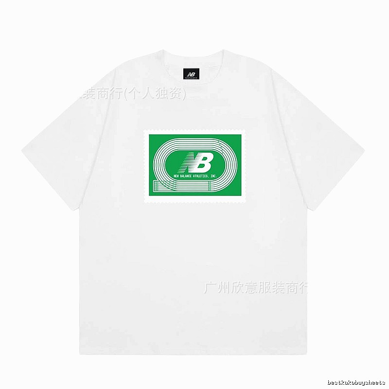 New Balance Printed Casual Style White T-Shirt