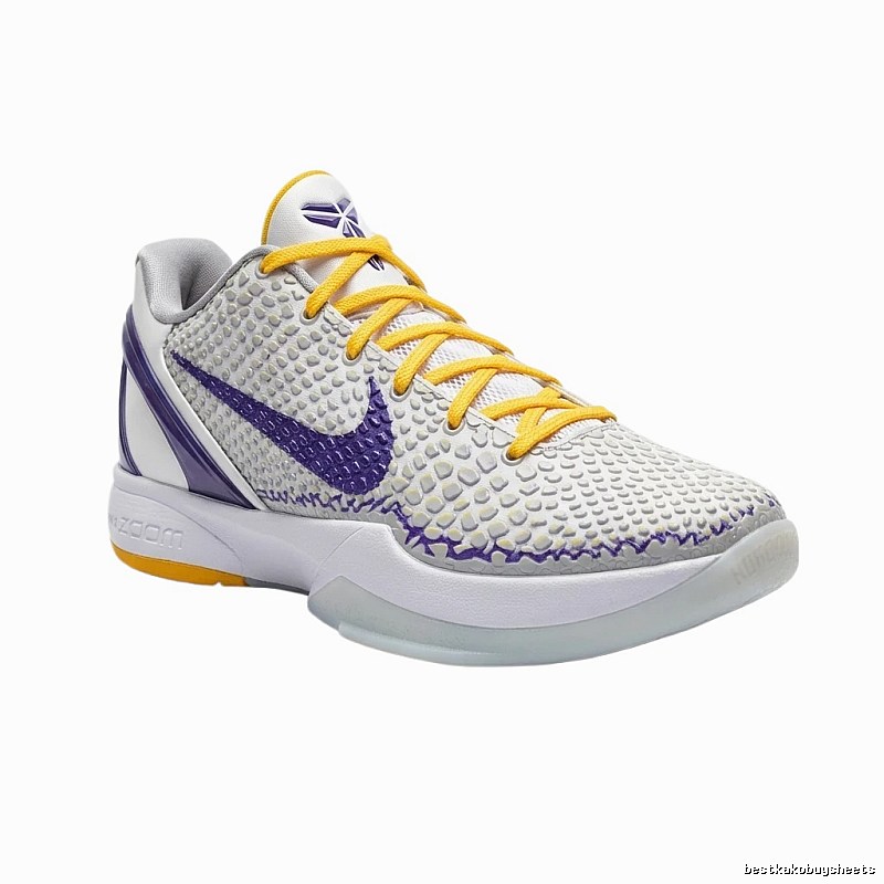 Nike KOBE series trendy white and purple sports shoes