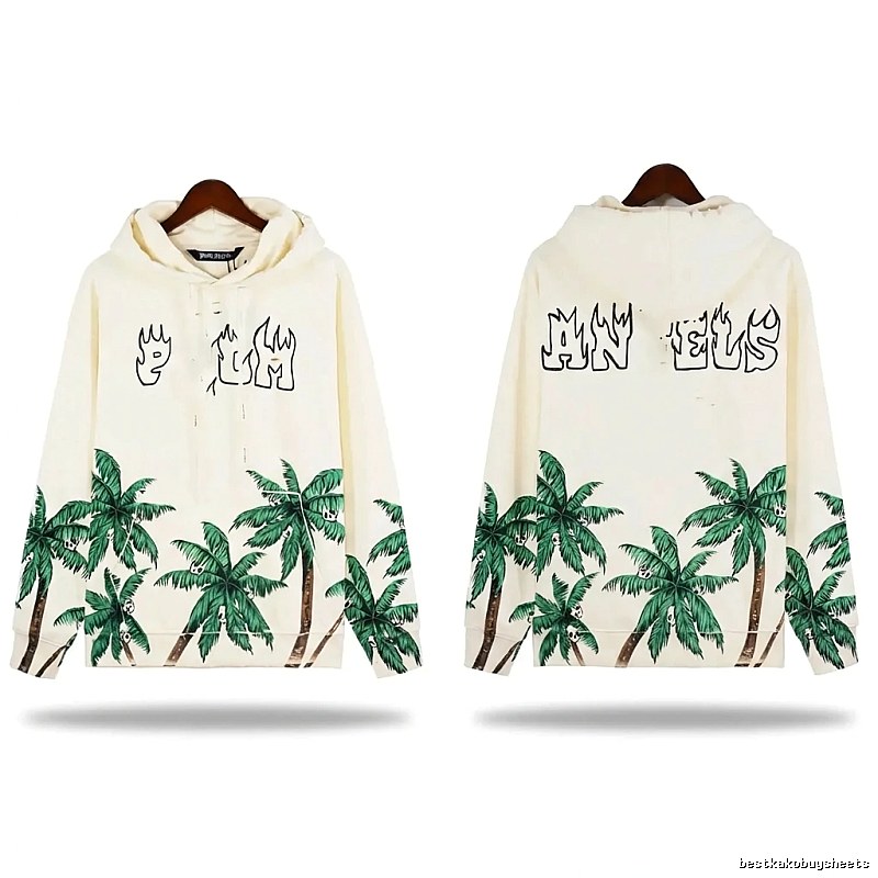 Palm Angels Coconut Tree Print Hoodie