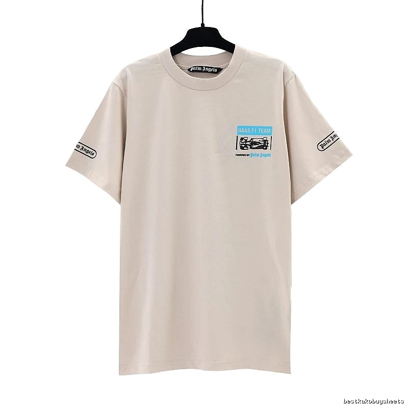 Palm Angels Daily Logo T-shirt White Palm Tree for City Outfits