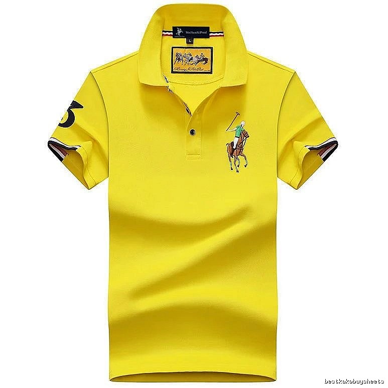 Ralph Lauren Classic Yellow polo shirt Bright Yellow Polo for Daily Styling