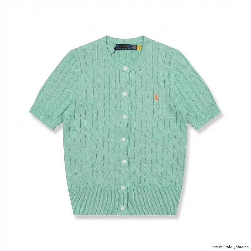 Ralph Lauren Polo light green knitted cardigan