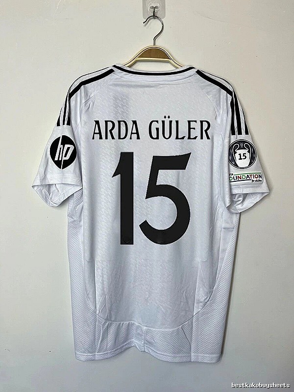 Real Madrid Premium Style Bellingham #5 soccer jersey White Real Madrid for Resort Outfits