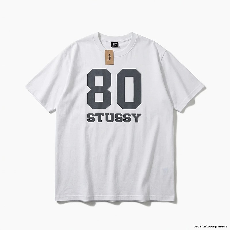 Stussy 80 Series Simple White T-shirt
