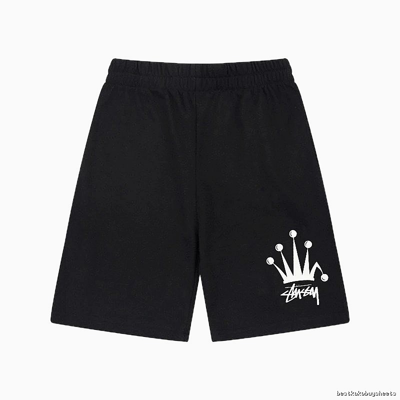 Stussy Crown Trendy Cool Black Shorts