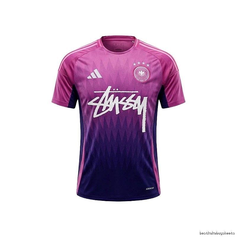 Stussy Gradient Style Pink-Purple T-shirt