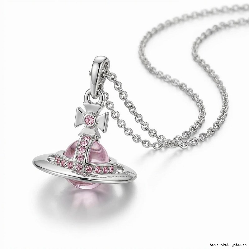 Vivienne Westwood Saturn series silver necklace