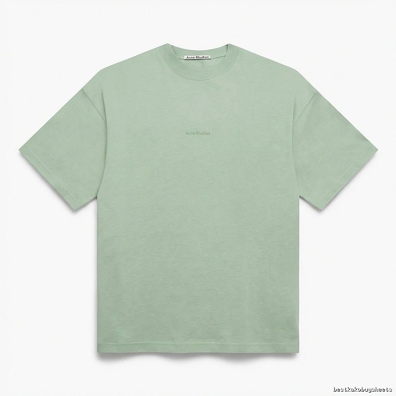 Acne Studios minimalist style light green T-shirt