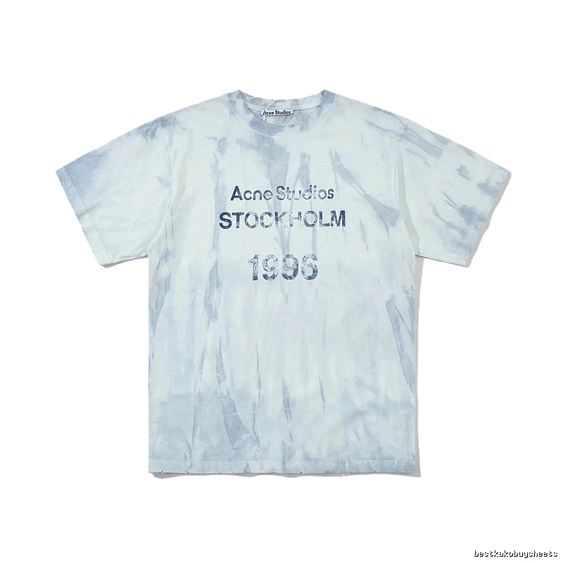 Acne Studios Tie - Dye Style White T - Shirt