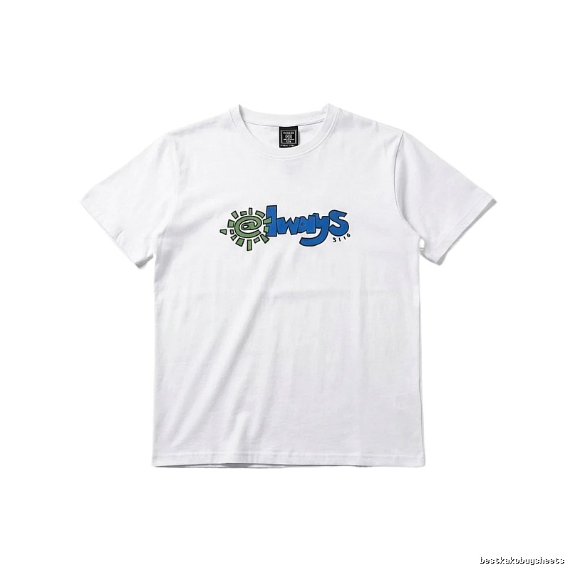 ADWYSD Printed Simple White T-shirt