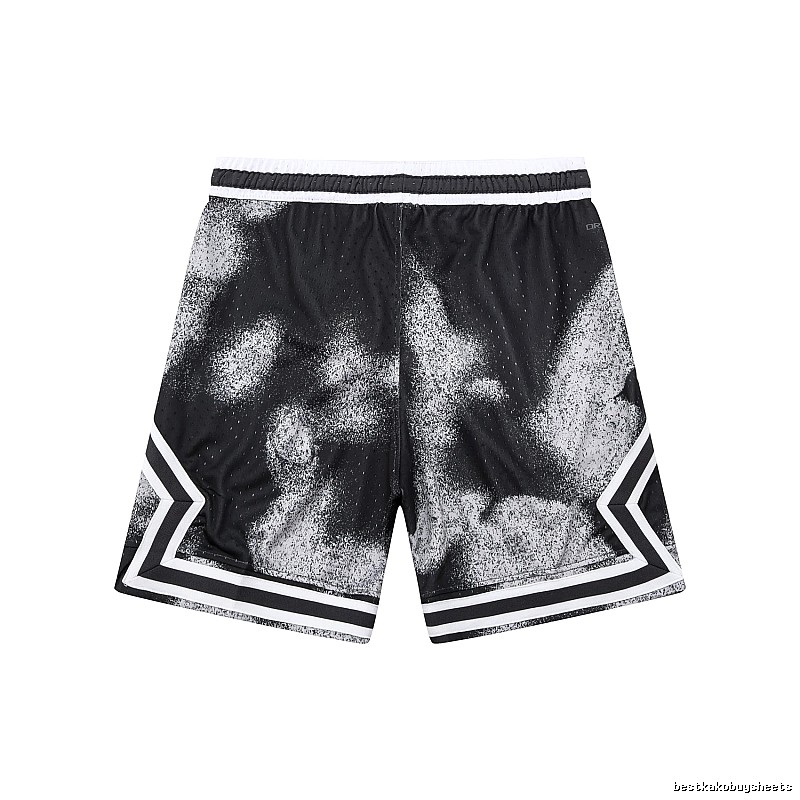 AJ Spray Painting Style Black Shorts