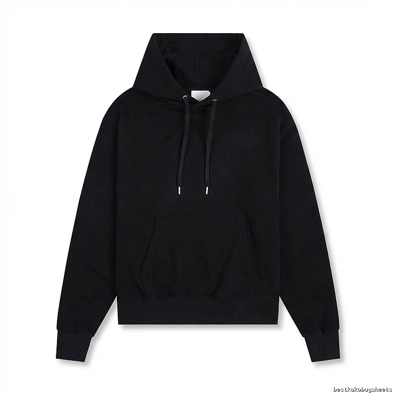 AMI Basic Style Simple Black Hoodie