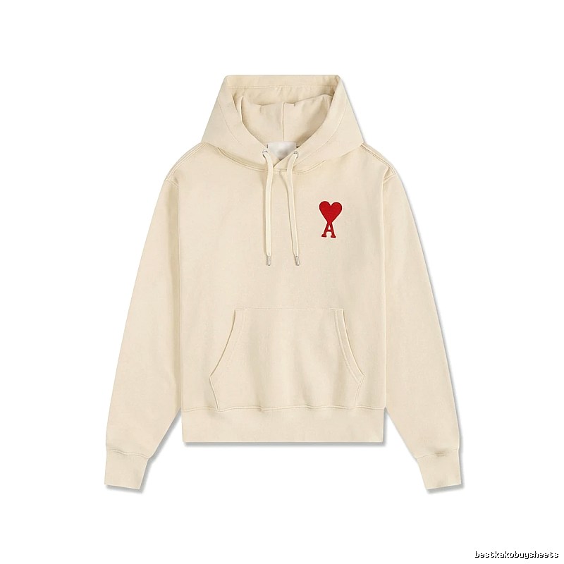 AMI Love Pattern Beige Sweatshirt