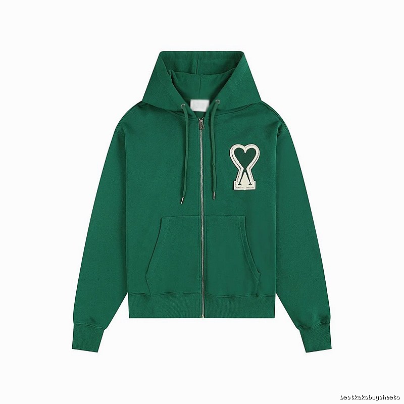 AMI Love Series Green Hoodie