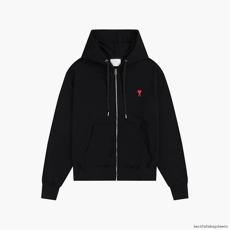 AMI Love Trend Brand Black Hoodie