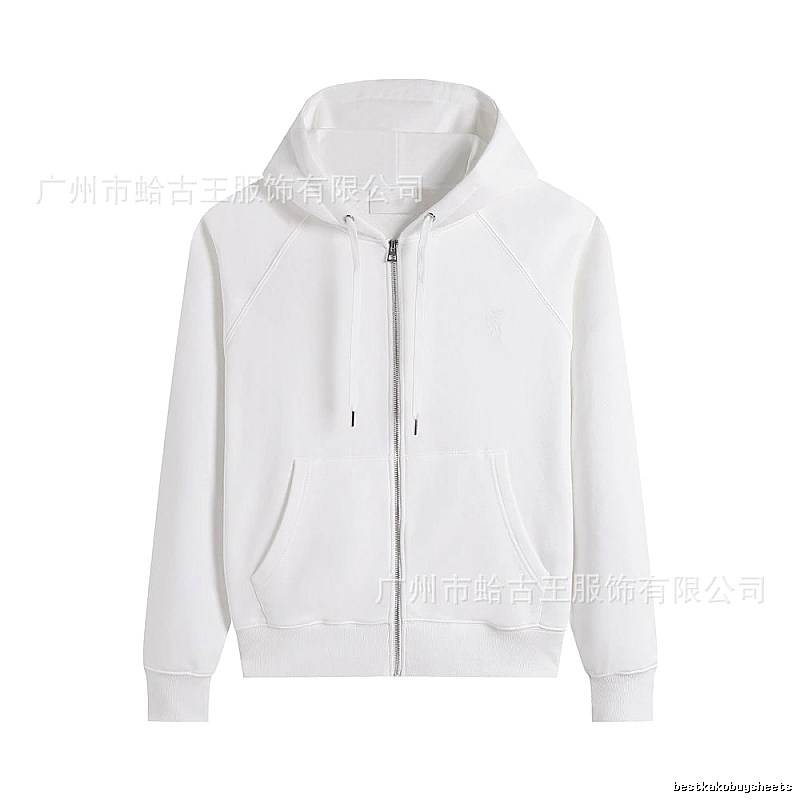 AMI minimalist style white hoodie