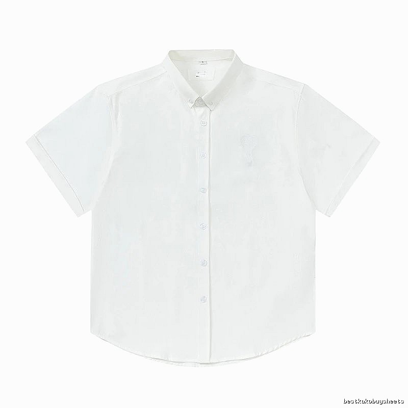 AMI Minimalist Style White Shirt