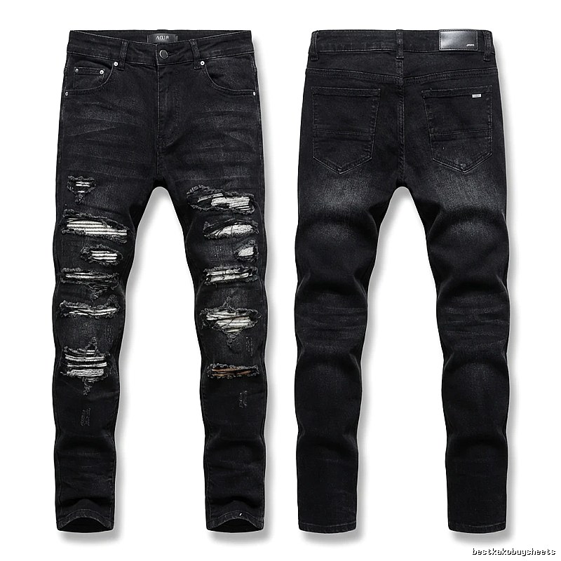 AMI Trendy Ripped Jeans with a Cool Style