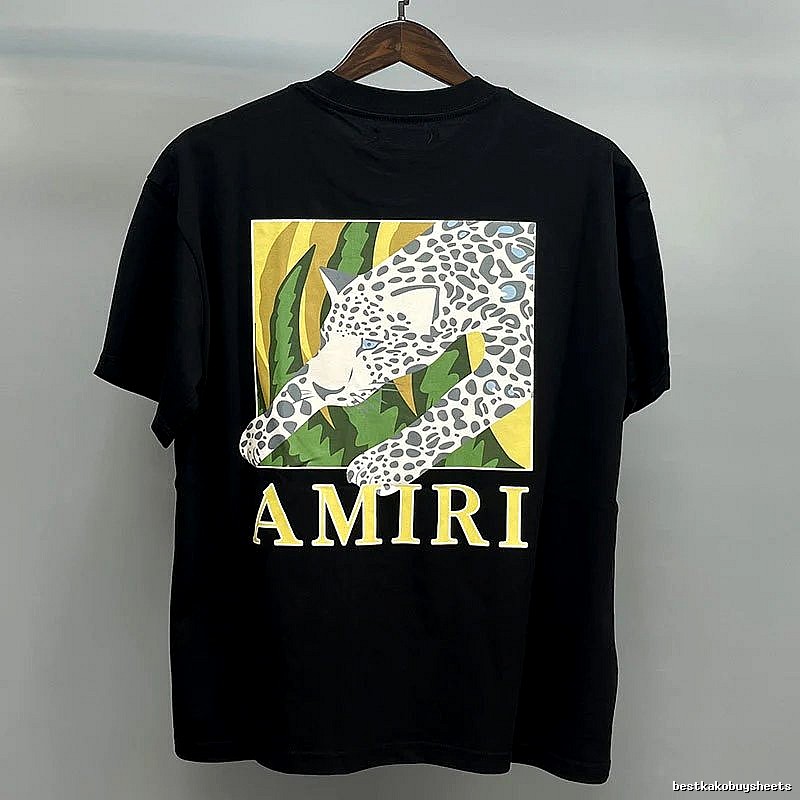 Amiri Black Records Graphic T-Shirt Active Casual