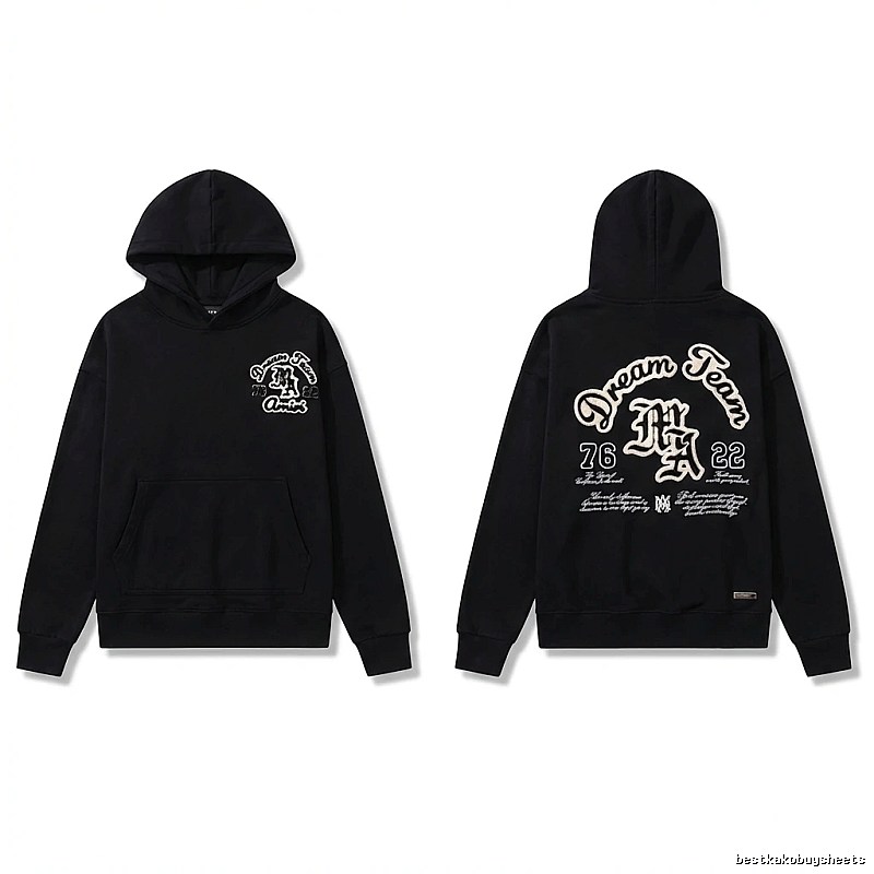 AMIRI Black Retro Hoodie
