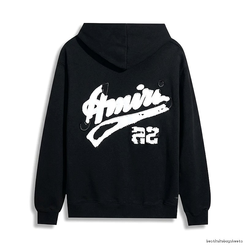 AMIRI Graffiti Style Black Hoodie