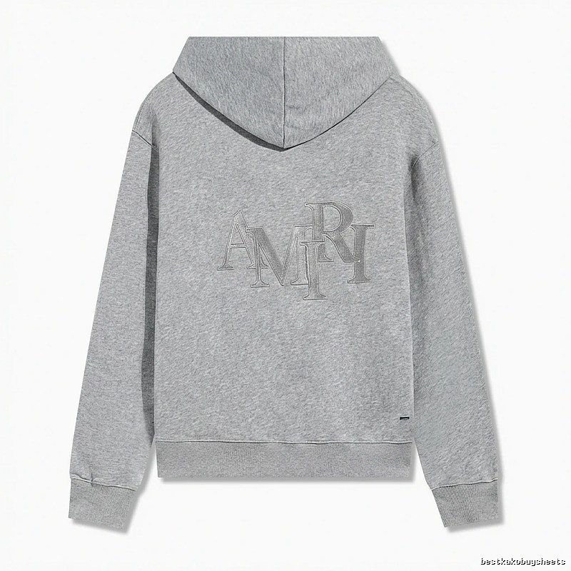 AMIRI grey minimalist style sweatshirt