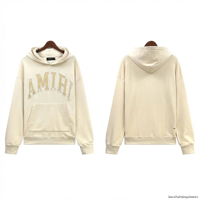 AMIRI Letter Style Off-white Hoodie