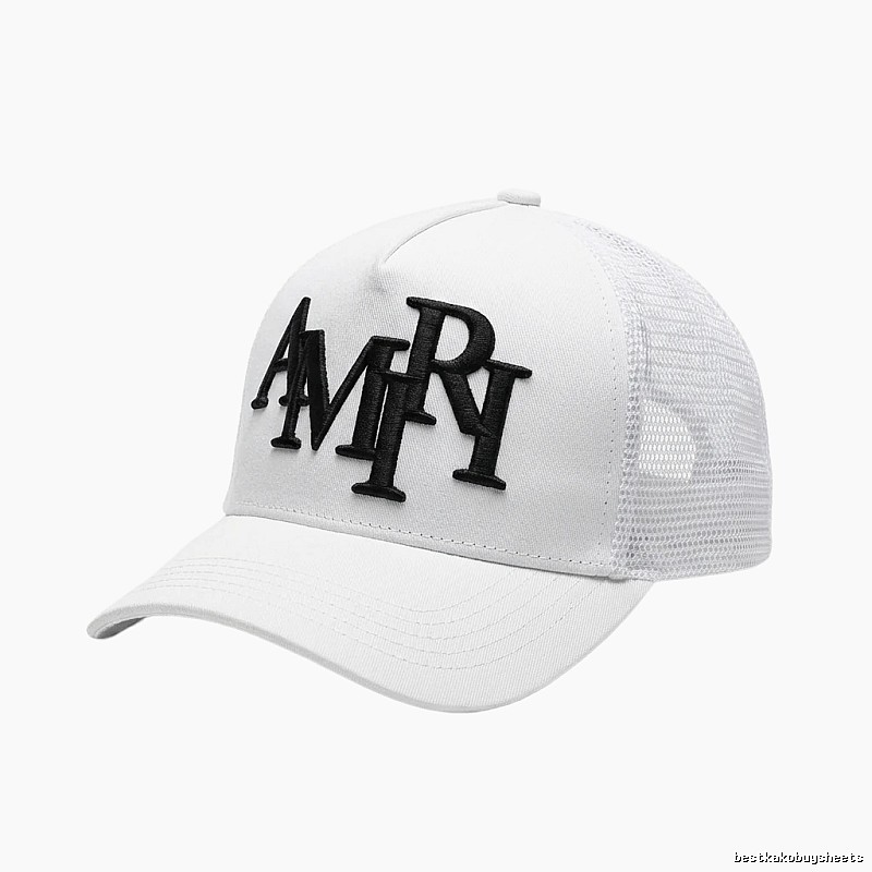 AMIRI Letter Style White Cap