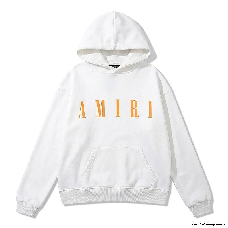 AMIRI letter trendy brand white sweatshirt