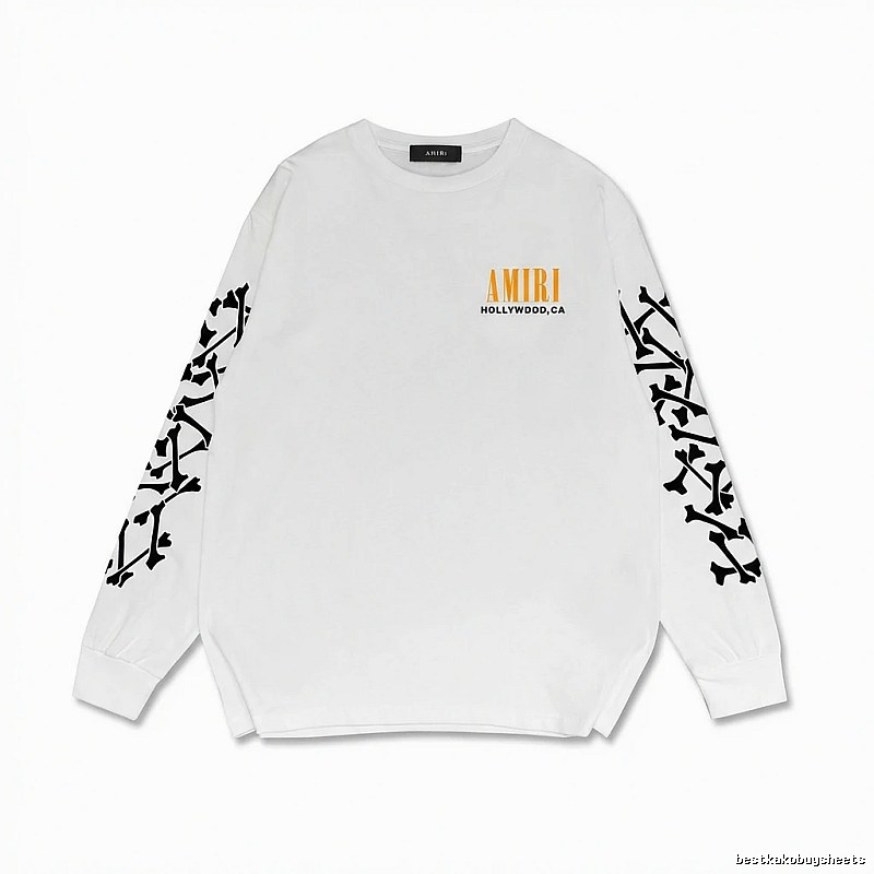 AMIRI Retro Style White Sweatshirt