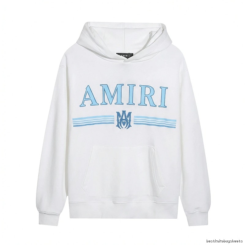 AMIRI simple style white hoodie