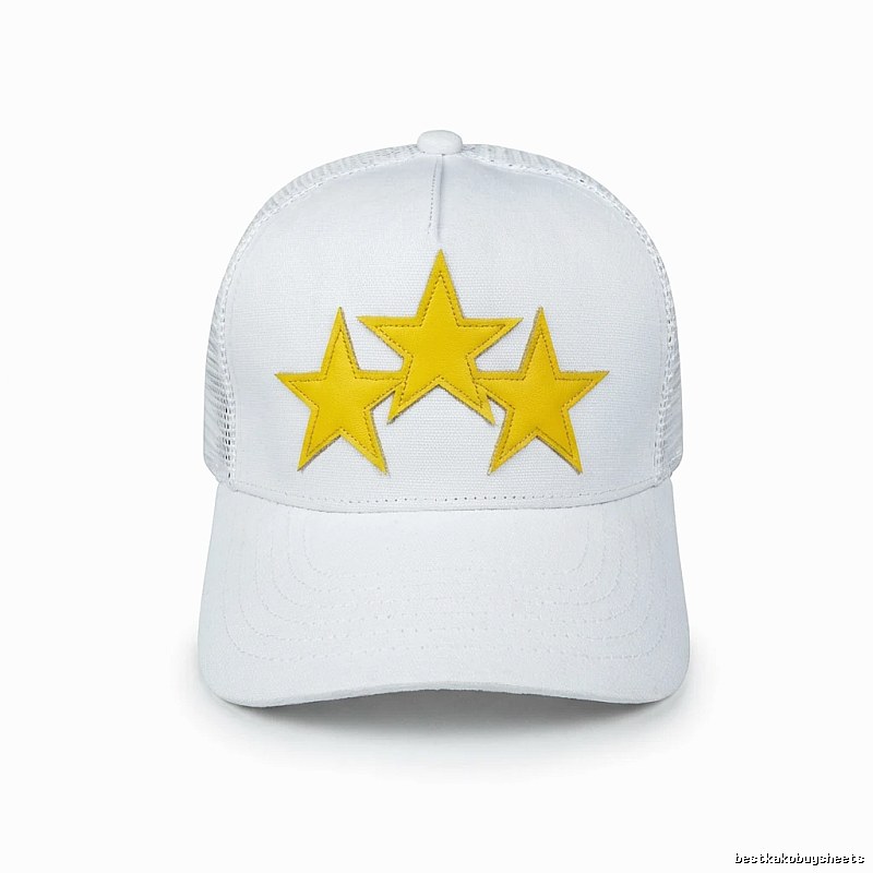 AMIRI Starry Trendy Cool Style White Hat