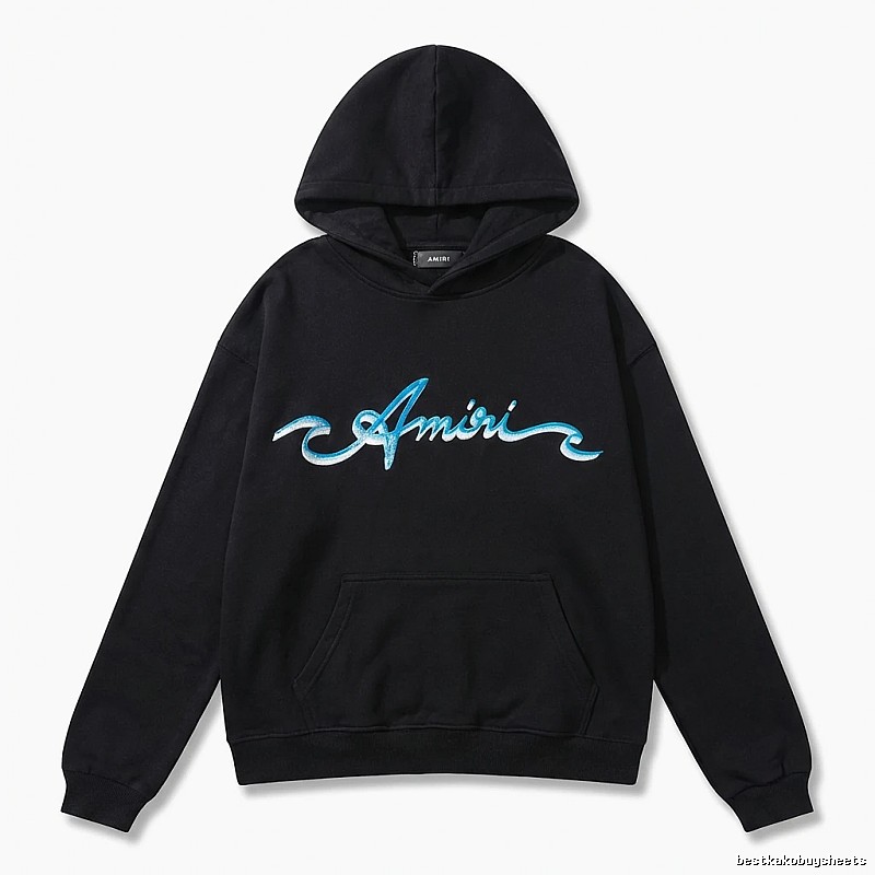 AMIRI Trendy Style Black Hoodie